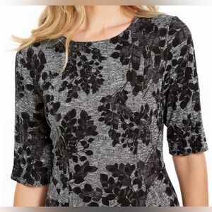 Signature Sweater Dress by Robbie Bee NWT Elegant Knee-Length Size Petite Small!